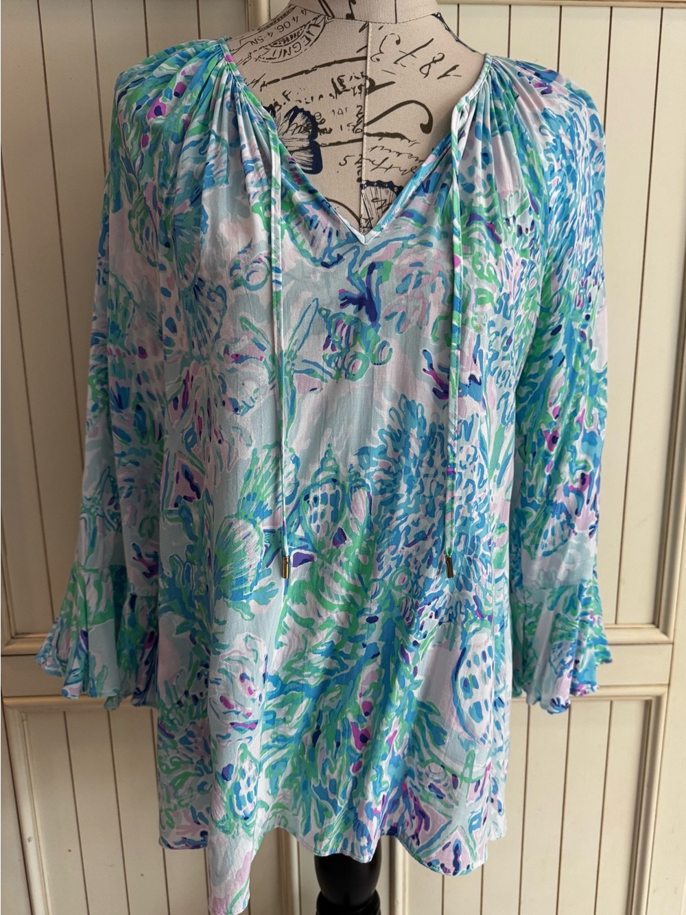Lilly Pulitzer Willa Top EUC Size L